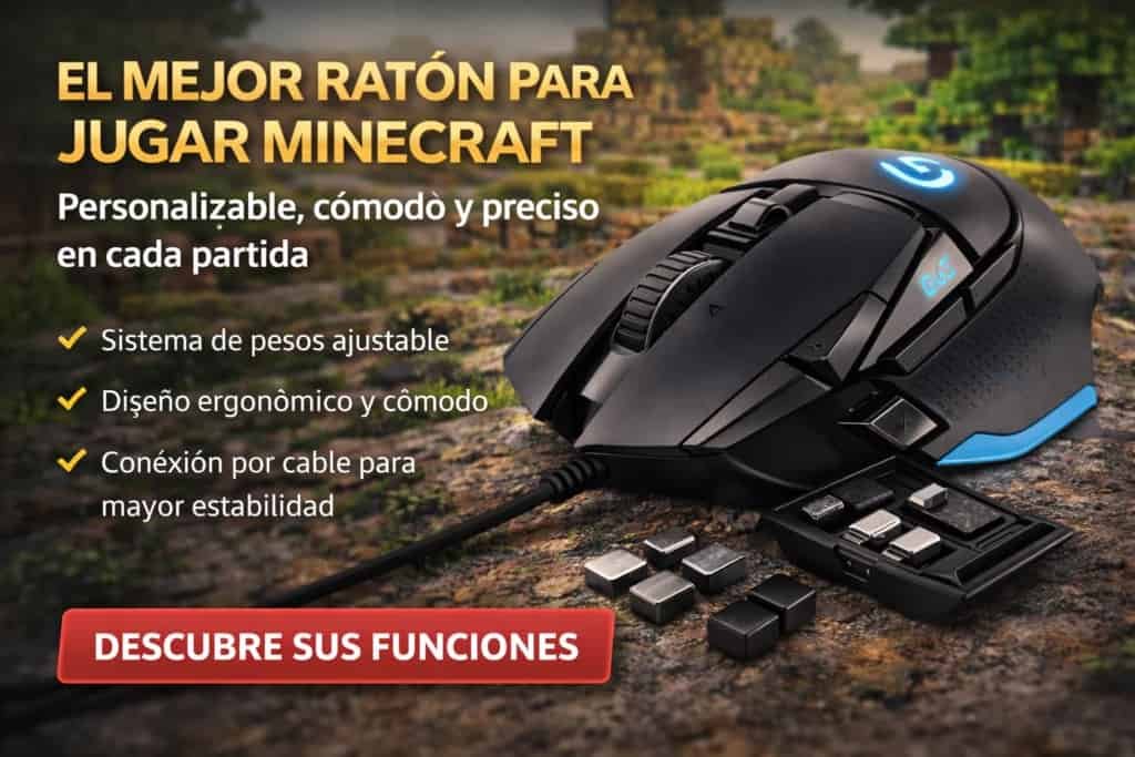 El Mejor Ratón para Jugar Minecraft